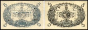 Banque du Sénégal
 5 Francs L.1874, Serie W1, ohne Signaturen, ph, P-A1 I-