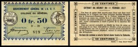 Government Géneral
 0,50 fr., L.1917, Serie D-39, Rs Dfa Géneral„, P-1b I