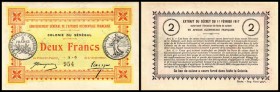 Government Géneral
 2 Francs L.1917, Serie A-6, Rs Dfa „gén ., P-3a I