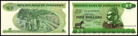 5 Dollars 1983/Harare, Sign.2, P-2c I