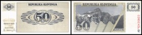 Banka Slovenije
 50 (Tolarjev) o.D.(19)90, P-5a I