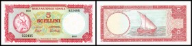 Banca Nazionale
 5 Scellini=Shillings 1966, Serie B 001, P-5a I