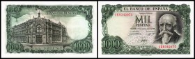 Banco de Espana
 1000 Pesetas 17.9.1971, 1 Bst. vor KN, P-154 I
