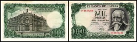 Banco de Espana
 1000 Pesetas 17.9.1971, 1 Bst. vor KN, P-154 II-