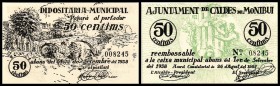 Notgeld
 50 cent. 1937 Caldes de Montbui AJ I