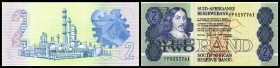 Republic of South Africa – Reserve Bank
 2 Rand o.D.(1981/83, Sign.6) SiStr., P-118c I
