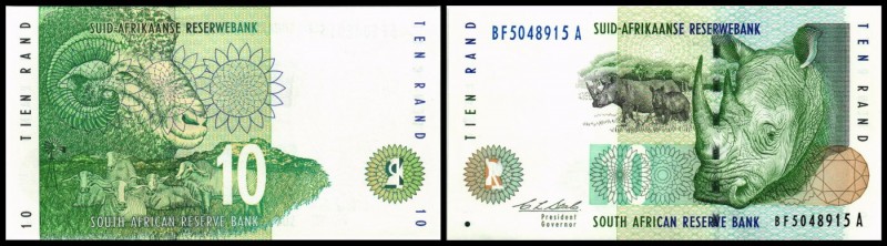 Republic of South Africa – Reserve Bank
 10 Rand o.D.(1993, Sign.7) P-123a I