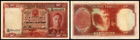 10 Shillings 1.9.1951, Serie A/118, P-9f III+