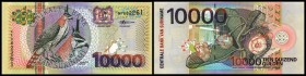 Central Bank
 Lot 2 Stück, 5000, 10.000 Gulden 1.1.2000, Serie AG/AF, P-152/53 I