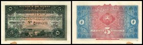 Banque de Syrie
 5 Piaster 1.8.1919, Serie A/N, 2 Flecken, P-1a I-