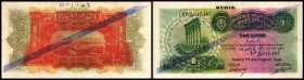 Banque de Syrie et du Liban
 1 Livre 1.9.1939, P-40b, Rs. oben hs. Datum 10-1-43 III