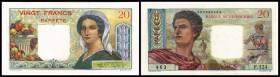 Banque de l’Indochine
 20 Francs o.D.(1963) P-21c, 2 min. Hftl. I-