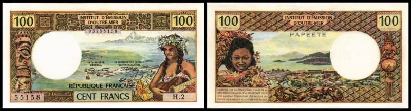 Institut d’Emission d’Outre-Mer
 100 Francs (1971) Serie H2, P-24a I/I-