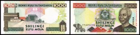 1000 Shilingi o.D.(2000) P-34, Vs. J.Nyerere I