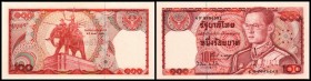 Bank of Thailand
 100 Baht o.D.(1978, Sign.58, KN 2,5 mm hoch) P-89 I