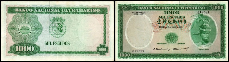 1000 Escudos 21.3.1968, Sign.6, P-30a II+