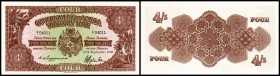 Government
 Lot 4 Stück, 4Sh bis 5 Pfund 3. bzw. 2.12.1966, P-9-11e,12d I