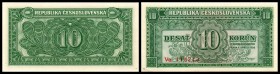 Tschechische Republik
 10 Kronen 1950, Perf. 3 kl.Löcher, P-69s I