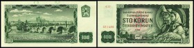 Staatsbank
 100 Kronen 1961, Ser.G, geschwungene ZT bei KN, P-91c I