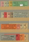 Notgeld – Katalog Hejzlar/Holna 2018
 Lot 18 Stück, 1949/50, 2,50 Kcs (11x1949, 7x 1950) alle versch., H/H-16,2 Brünn – Elektrische Stadtbahn I