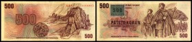 Tschechische Republik
 500 Kronen 1973(P-93) m.Marke(1993) Ser.U, P-2 III-