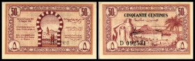 Regence de Tunis / Direction des Finances
 50 Centimes Dec.15.7.1943/1362, P-54 I-