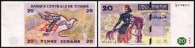 Banque Centrale de Tunesie
 20 Dinars 7.11.1992, P-88 I