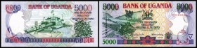 5000 Shillings 2000, Silberblume, re. unten V, P-40 I