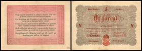 Finanzministerium
 5 Forint 1848, D. rotbraun, Ri-408a2 (P-S116a) II+