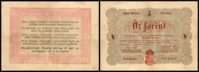 Finanzministerium
 5 Forint 1848, D. rotbraun, Ri-408a (P-S116a) III
