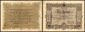 Finanzministerium
 10 Forint 1848, Ser. 1 Gr + 1 KlBst., Ri-409 (P-S117) III