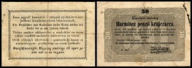 Landesverteidigungskomitee
 30 pengö kraj. 1849, Ser. mit *, Ri-412 (P-S122) III/IV