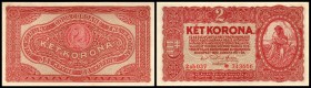 Finanzministerium
 2 Kronen 1920, Ser.ab, Stern vor KN, P-58(b) I