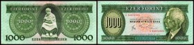 Volksrepublik (neues Wappen)
 1000 Forint 10.11.1983, P-173b II-