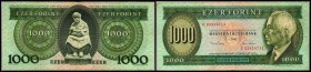 Volksrepublik (neues Wappen)
 1000 Forint 16.12.1993, P-176b III+