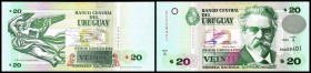 Währungsreform – 1 Peso Uruguayo = 1000 Nuevo Pesos
 20 Pesos 1994, Serie A, P-74 I