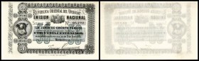 Republica Oriental - Emission Nacional
 50 Centesimos 1.2.1875, Serie B, P-A117 I