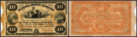 Specialized Issues
 10 Pesos = 1 Doblon 1.5.1870, P-S172a Banco Franco Platenese II-