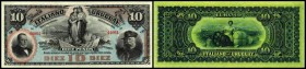 Specialized Issues
 10 Pesos 20.9.1887, Serie A, remainder, P-S212r Banco Italiano del Uruguay I