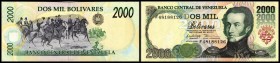 Banco Central
 2000 Bolivares 6.8.1998, P- 77b III+