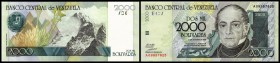 Banco Central
 2000 Bolivares 29.10.1998, P-80 I