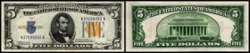 United States Notes
 5 $ 1934 für Nordafrika und Sizilien, Siegel gelb, P-414AY II+