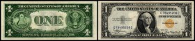 United States Notes / small size
 1 $ Serie 1935A/ Siegel gelb(für Militär in Sizilien u.Nord Afrika) P-416AY I-