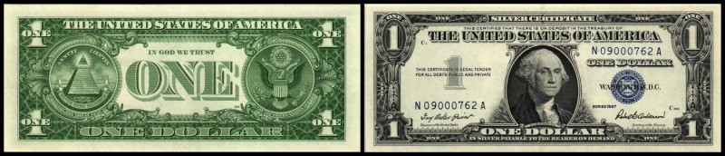 United States Notes / small size
 1 $ 1957, P-419 I/II