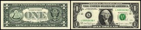 Federal Reserve Note
 1 $ 1988A, P-480b (L12=San Francisco + FW) I