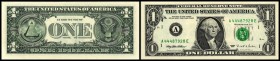 Federal Reserve Note
 1 $ 1995, P-496a (A1=Boston) I