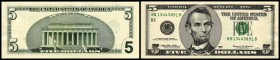 Federal Reserve Note
 5 $ 1999, neue Ausgabe, P-505 (B2=NY+FW) I