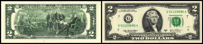 Federal Reserve Note
 2 $ 2003A, P-516b (G=Chicago) I