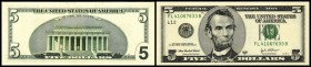 Federal Reserve Note
 5 $ 2003A, P-517b, nicht im Katalog (L12=San Francisco + FW) I