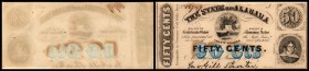 Amerikanischer Bürgerkrieg / State issues
 50 Cents 1.1.1863/2.Serie J, P-S212b I